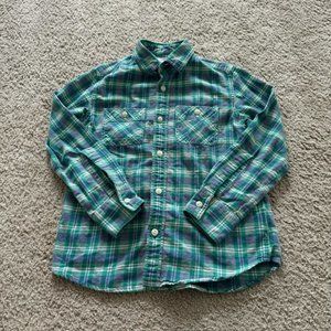 Boy's J. Crew Cuts Flannel Button Down Size 8/10